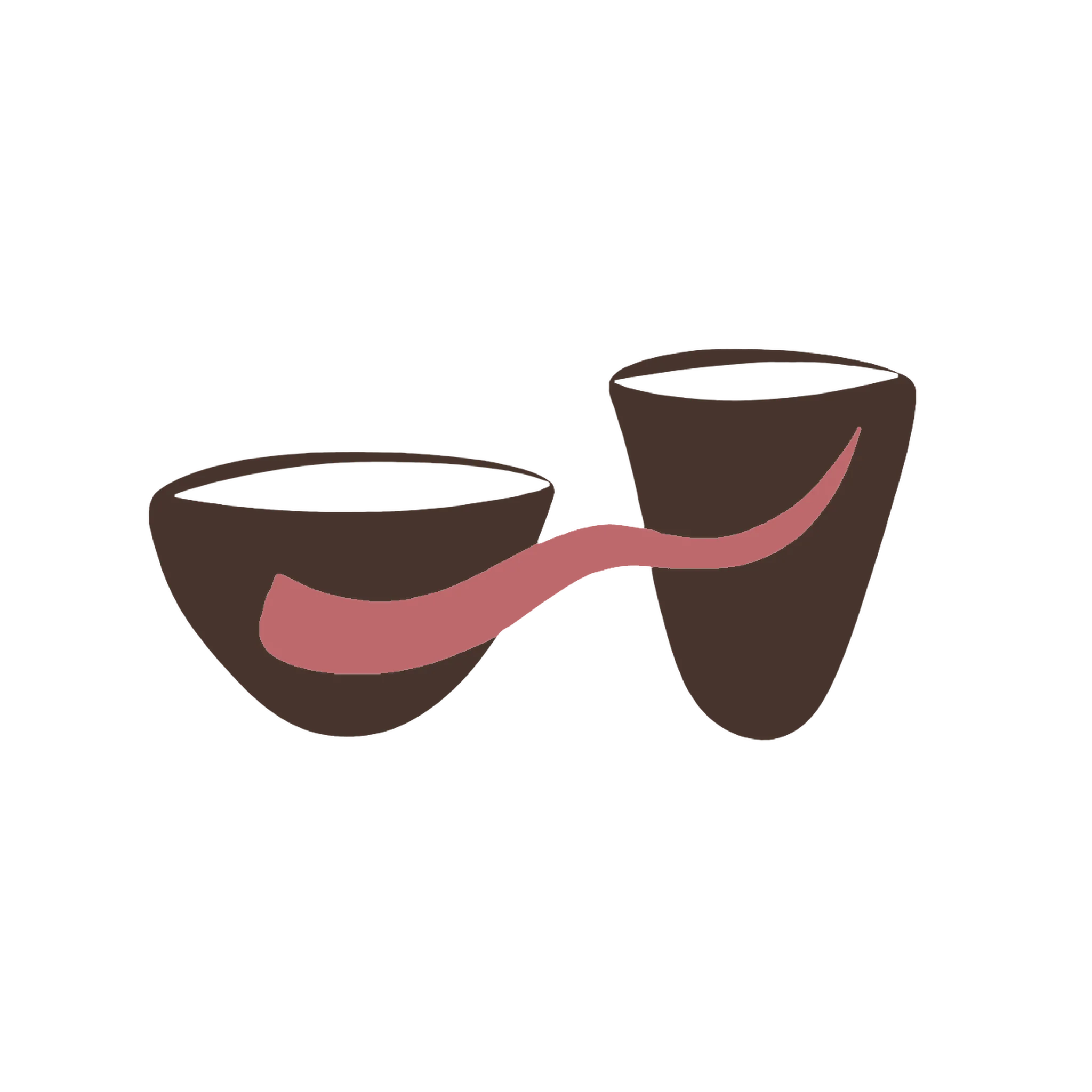 Heart-ing: two cups